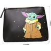 imageDisney Star Wars Mandalorian Grogu Faux Leather Make Up Cosmetic Bag Set