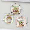 imageDisney Star Wars The Child Grogu Mini Trinket Tray Gift Set 3 Piece Jewelry Dish Ring HolderAssorted