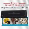 imageDisney Star Wars The Child Grogu Mini Trinket Tray Gift Set 3 Piece Jewelry Dish Ring HolderTim Burtons Nightmare