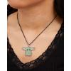 imageDisney Star Wars The Mandalorian Grogu Fashion Stud Earrings and Necklace Set Official LicenseSet 2