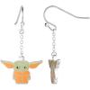 imageDisney Star Wars The Mandalorian The Child Dangle Earrings Official LicenseOrange Robe