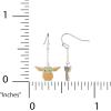 imageDisney Star Wars The Mandalorian The Child Dangle Earrings Official LicenseOrange Robe