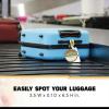 imageFUL Star Wars The Mandalorian 2Piece Suitcase ID Tag Set with Adjustable Straps Grogu and Mando Multi One SizeGrogu and Mando