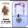 imageFUL Star Wars The Mandalorian 2Piece Suitcase ID Tag Set with Adjustable Straps Grogu and Mando Multi One SizeGrogu and Mando