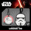imageFUL Star Wars The Mandalorian 2Piece Suitcase ID Tag Set with Adjustable Straps Grogu and Mando Multi One SizeStorm Trooper and Death Star