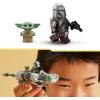 imageLEGO Star Wars The Mandalorians N1 Starfighter Microfighter Building Toy Set for Kids Ages 6 and Up with Mando and Grogu Baby Yoda Minifigures Fun Gift Idea for Action Play 75363Grey