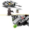 imageLEGO Star Wars The Mandalorians N1 Starfighter Microfighter Building Toy Set for Kids Ages 6 and Up with Mando and Grogu Baby Yoda Minifigures Fun Gift Idea for Action Play 75363Grey