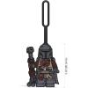 imageLego Star Wars Silicone Luggage Tag  The Mandalorian 52922 writable Surface on Back for ID Identification Measures 65 inches Long for Travel Suitcase Backpack