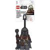 imageLego Star Wars Silicone Luggage Tag  The Mandalorian 52922 writable Surface on Back for ID Identification Measures 65 inches Long for Travel Suitcase Backpack