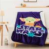 imageNorthwest Star Wars  The Mandalorian Silk Touch Sherpa Throw Blanket 40quot x 50quot Snack is The WaySnack is the Way