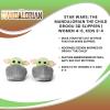 imageRobe Factory LLC Star Wars The Mandalorian Child Grogu 3D Slippers  Baby YodaThemed Soft Plush House Shoe With NonSlip Sole Comfortable Footwear Women KidsGreen
