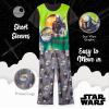 imageSTAR WARS Boys 2Piece Loosefit Pajama Set Soft ampamp Cute for KidsThis is the Way