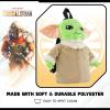 imageSTAR WARS Grogu Mini Backpack The Mandalorian Plush Small Travel Bag Purse for Men and Women Adjustable Shoulder Straps Multi 12 Inch3d Grogu