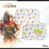 imageSTAR WARS Grogu Wallet The Mandalorian Zip Wallet White