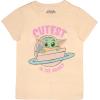 imageSTAR WARS The Mandalorian Grogu Baby Yoda Girls 4Piece Set 4Pack Short Sleeve TShirt Bundle Set for Kids and ToddlersBeigePinkGreen