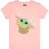 imageSTAR WARS The Mandalorian Grogu Baby Yoda Girls 4Piece Set 4Pack Short Sleeve TShirt Bundle Set for Kids and ToddlersBeigePinkGreen
