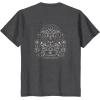 imageStar Wars  The Mandalorian Grogu Celestial TShirtDark Heather Grey