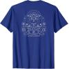 imageStar Wars  The Mandalorian Grogu Celestial TShirtRoyal Blue