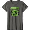imageStar Wars  The Mandalorian Grogu Collegiate TShirtAsphalt Grey