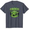 imageStar Wars  The Mandalorian Grogu Collegiate TShirtHeather Blue