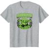 imageStar Wars  The Mandalorian Grogu Collegiate TShirtHeather Grey