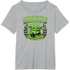 imageStar Wars  The Mandalorian Grogu Collegiate TShirtHeather Grey