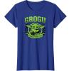 imageStar Wars  The Mandalorian Grogu Collegiate TShirtRoyal Blue