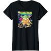 imageStar Wars  The Mandalorian Grogu Comic Cover TShirtBlack