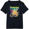 imageStar Wars  The Mandalorian Grogu Comic Cover TShirtBlack