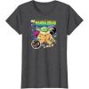 imageStar Wars  The Mandalorian Grogu Comic Cover TShirtDark Heather Grey