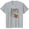 imageStar Wars  The Mandalorian Grogu Comic Panels TShirtHeather Grey