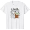 imageStar Wars  The Mandalorian Grogu Comic Panels TShirtWhite