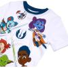 imageStar Wars Boys 2Piece Snugfit Cotton Pajamas SetThe Force is With Us
