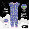imageStar Wars Girls 4Piece SnugFit Cotton Pajama SetCute I Am
