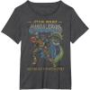 imageStar Wars Mandalorian Comic Poster TShirtDark Heather Grey