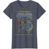 imageStar Wars Mandalorian Comic Poster TShirtHeather Blue