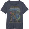 imageStar Wars Mandalorian Comic Poster TShirtHeather Blue