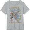 imageStar Wars Mandalorian Comic Poster TShirtHeather Grey