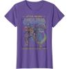 imageStar Wars Mandalorian Comic Poster TShirtPurple Heather