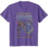 imageStar Wars Mandalorian Comic Poster TShirtPurple Heather