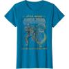 imageStar Wars Mandalorian Comic Poster TShirtSapphire Blue