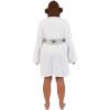 imageStar Wars Princess Leia Unisex Hooded Bathrobe for Adults  One Size Fits Most