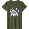imageStar Wars R2D2 BB8 Droid Heart Valentines Day TShirtOlive Green