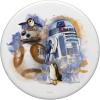 imageStar Wars R2D2 BB8 Porgs Watercolor PopSockets MagSafe PopGrip for iPhoneStandard