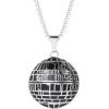 imageStar Wars Stainless Steel Necklaces for Men Character Pendant Designs 22quot Box ChainBlack Death Star
