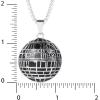 imageStar Wars Stainless Steel Necklaces for Men Character Pendant Designs 22quot Box ChainBlack Death Star