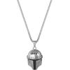 imageStar Wars Stainless Steel Necklaces for Men Character Pendant Designs 22quot Box ChainSilver Boba Fett