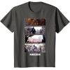 imageStar Wars The Mandalorian Action Packed Vintage Frames TShirtAsphalt Grey
