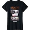 imageStar Wars The Mandalorian Action Packed Vintage Frames TShirtBlack
