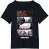 imageStar Wars The Mandalorian Action Packed Vintage Frames TShirtBlack